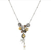 Sparrow Flower Pendant Necklace by Eric et Lydie