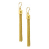 Brass Tassel Chain Dangle Earrings
