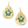 Ottoman Inspired Turquoise and Pearl Earrings