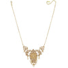 Chiara Brilliant Golden Drop Necklace by Satellite Paris