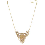 Chiara Brilliant Golden Drop Necklace by Satellite Paris