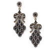 Antique Ottoman-Inspired Black Turkish Earrings