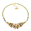 Gemstone Flower Necklace by AMARO