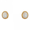 Moonstone Post Earrings