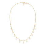 Heavenly Oval Pearls Choker Necklace