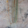 Faceted Cultured Pearl Bead Single Strand Necklace - 15.75" Long