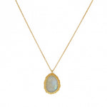 Delicate Moonstone Pendant Necklace