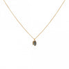 Labradorite Gold Plated Pendant Necklace