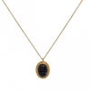 Delicate Black Onyx Pendant Necklace