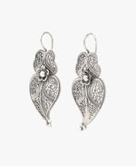 Heart of Viana Filigree Silver Earrings