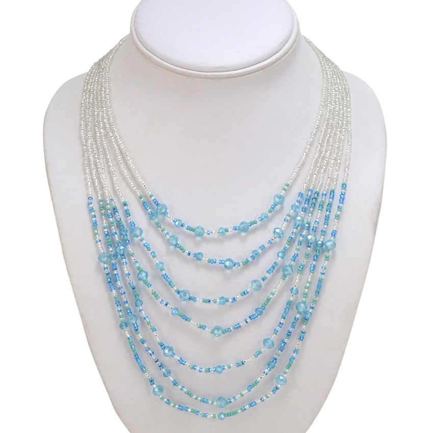Hand hotsell beaded necklaces