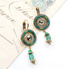 Green Jasper Drop Earrings by Satellite Paris