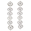 Silver Leaf Dangle Earrings by LK Designs