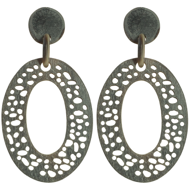 Organic Artisan Horn Earrings