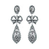 King of Marcasite Sterling Silver Statement Earrings from Portugal