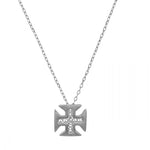 Cruz de Cristo Sterling Silver Filigree Necklace