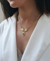 Dove Queen Necklace in Gold Plated Silver + Amethyst - By Ana Moura