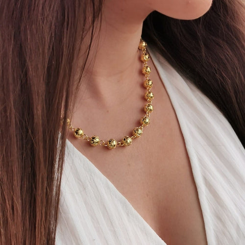 Viana's Contas Necklace Gold Plated Silver from Portugal