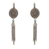 Refined Silver Metal Drop Earrings by Satellite Paris