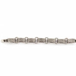 Elegant Silver Flexible Metal Bracelet by Satellite Paris