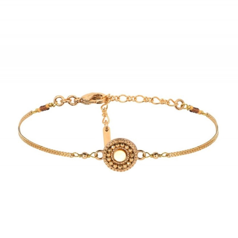 Dainty Gold Chain Bracelet by Satellite Paris