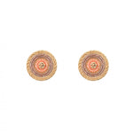 Rosy Medallion *CLIP* Earrings by Satellite Paris