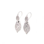 Mini Sterling Silver Filigree "Queen" Earrings