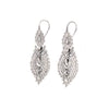 Dainty Sterling Silver Filigree "Queen" Earrings